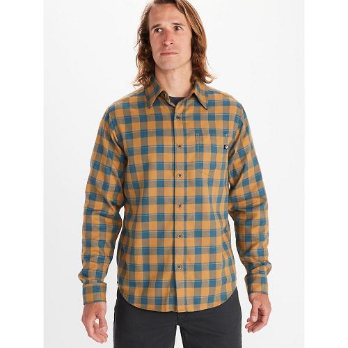 Marmot Clothes Yellow NZ - Bodega Shirts Mens NZ4329861